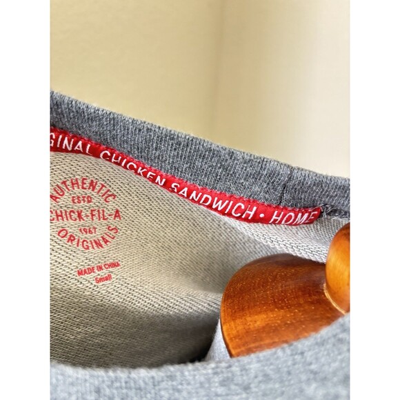 Chick Fil-A Size Small Gray "Original" Crewneck Sweatshirt - Picture 8 of 8